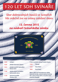 Plakát SDH Svinaře